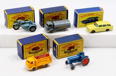 Lot 1340 - Matchbox Lesney boxed model group of 5...