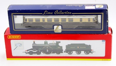 Lot 586 - Two 00-gauge GWR locos: Hornby R2828 Dean...