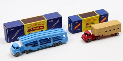 Lot 1350 - Matchbox Lesney Accessory and Major Pack model...