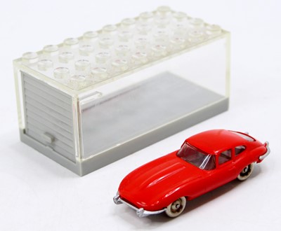 Lot 1569 - A Lego System E Type Jaguar finished in red...