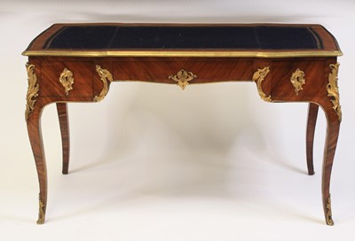 Lot 2403 - A circa 1900 French kingwood and brass mounted...