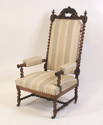 Lot 2456 - A Victorian rosewood framed and upholstered...