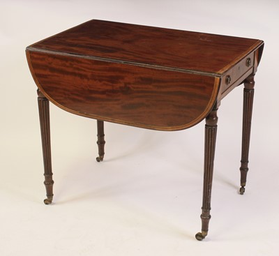 Lot 2441 - A Sheraton Revival mahogany and satinwood...