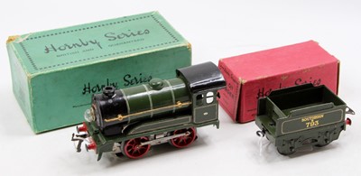 Lot 230 - 1933-7 Hornby 0-gauge E06, 6-volt AC 0-4-0...