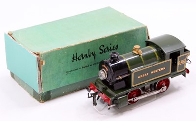 Lot 232 - 1931-5 Hornby 0-gauge E120, 20-volt AC 0-4-0...