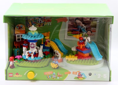 Lot 1666 - Lego Duplo Shop Display Diorama, depicting set...