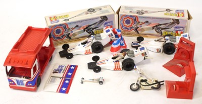 Lot 1678 - Collection of Evel Knieval Childrens Toys by...