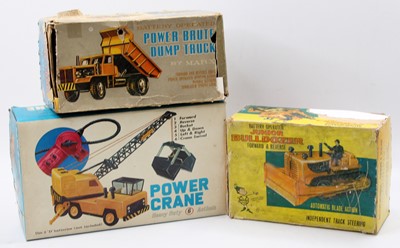 Lot 1710 - 3 various boxed Marx and Hercules Construction...