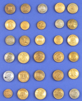 Lot 676 - A large collection of Shipping Lines buttons...