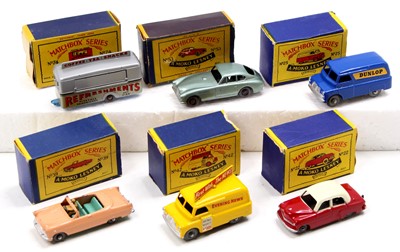 Lot 1344 - Matchbox Lesney boxed model group of 6...