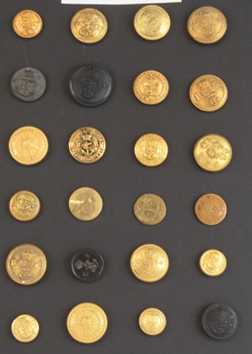 Lot 677 - A large collection of Yacht Club buttons, with...