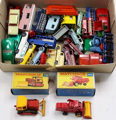 Lot 1356 - Tray of mixed Matchbox loose and boxed play...