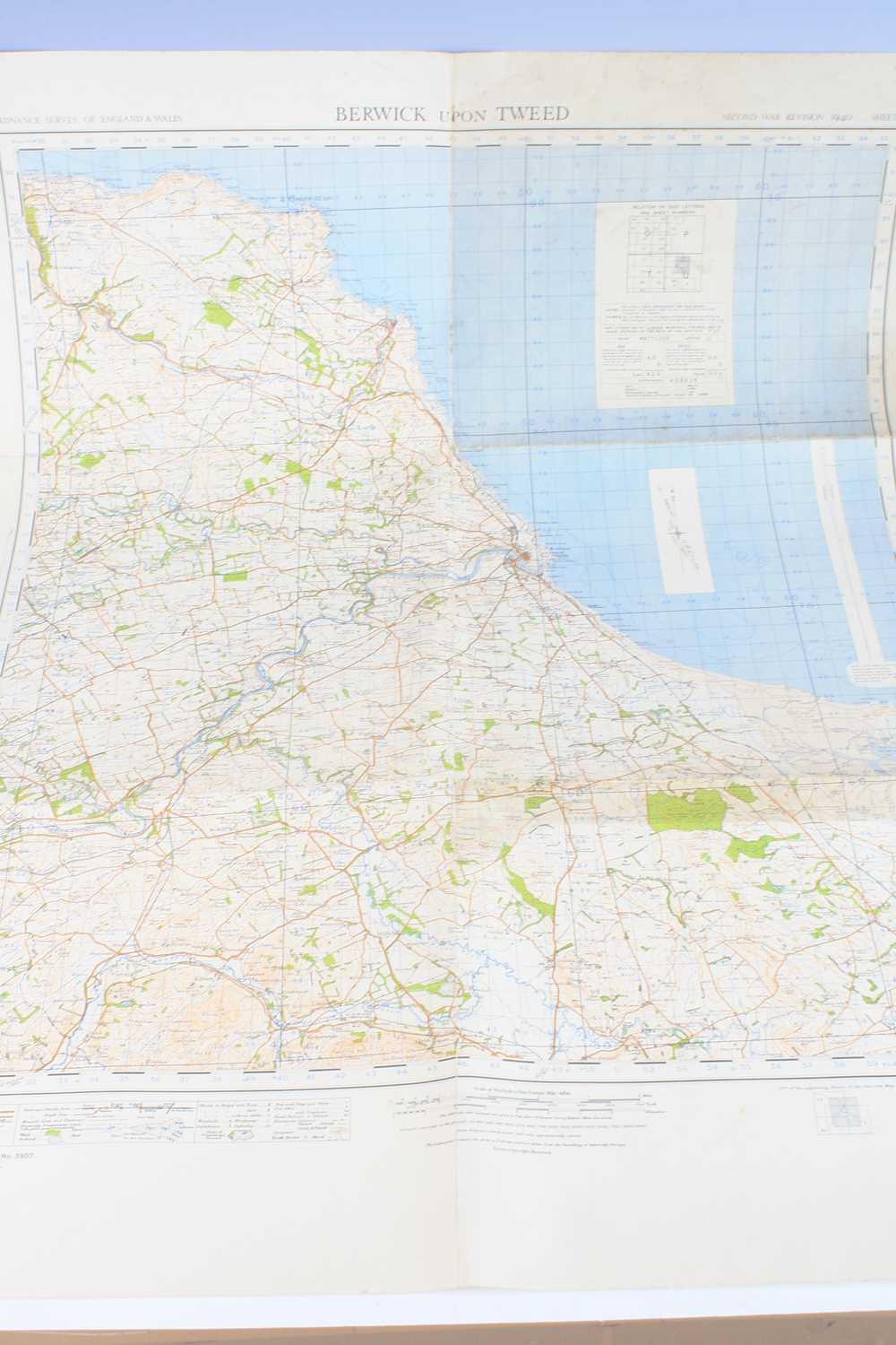 Lot 589 - A WW II Ordnance Survey of England & Wales,...