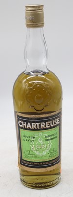 Lot 1446 - Chartreuse liqueur Green Label, 24⅔fl.oz, one...