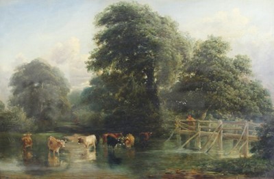 Lot 2300 - Bernard Evans RI (XIX) - Old Bridge, Solihull,...