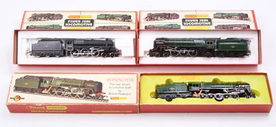 Lot 397 - Triang Hornby boxed locomotive group, to...