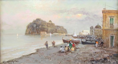 Lot 2359 - Vincenzo Laricchia (b.1940) - View of Ischia...