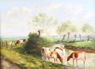 Lot 2398 - William Sidney Cooper (1854-1927) - Cattle...