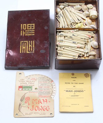 Lot 1636 - Chad Valley Mah Jong Set, housed in Made in...