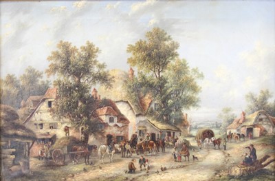 Lot 2392 - 19th century Dutch school - Extensive rural...