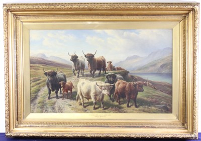 Lot 2308 - Charles Jones (1836-1892) - A Highland drove...