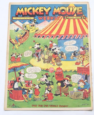 Lot 1721 - Mickey Mouse Weekly 1936 Volume 1, No.15 May...