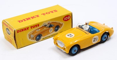 Lot 1121 - Dinky Toys No.109 Austin Healey 100 sports car...