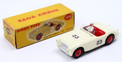 Lot 1123 - Dinky Toys No. 109 Austin Healey Sports 100...