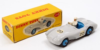 Lot 1124 - Dinky Toys, 110 Aston Martin DB3 Sports in...