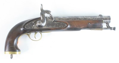 Lot 568 - A copy of a 19th century percussion pistol,...