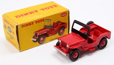 Lot 1142 - Dinky Toys No. 405 Universal Jeep comprising...