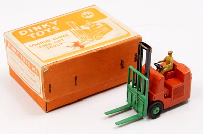 Lot 1168 - Dinky Toys, 14C, Coventry Climax Fork Lift...