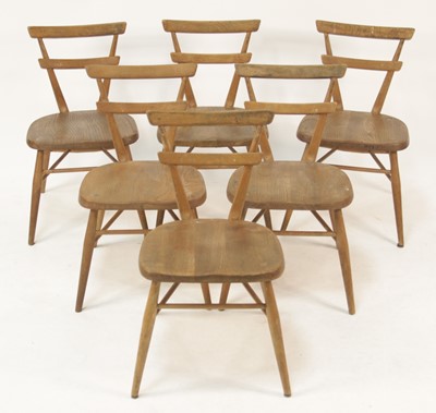 Lot 313 - A set of six 1960s Ercol blond elm children's...