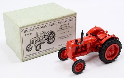 Lot 1468 - Brian Norman farm miniatures 1/32 scale white...