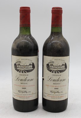 Lot 1141 - Château Loudenne, 1982, Medoc, two bottles