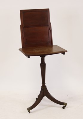 Lot 2436 - A Regency mahogany pedestal tripod table,...