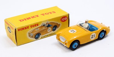 Lot 1131 - Dinky Toys No.109 Austin Healey 100 sports car...