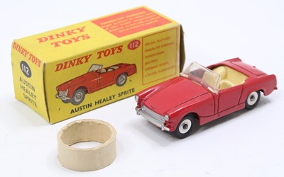 Lot 1153 - Dinky Toys No. 112 Austin Healey Sprite saloon...