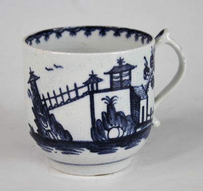 Lot 2037 - A Lowestoft porcelain coffee can, circa 1770,...