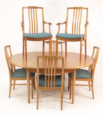 Lot 285 - A 1960s Beithcraft teak dining suite,...