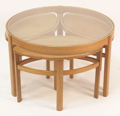 Lot 287 - A 1960s Nathan Trinity teak nest of four...