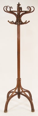 Lot 264 - A circa 1900 Austrian bentwood hatstand in the...