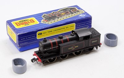 Lot 497 - 3217 Hornby-Dublo 3-rail 0-6-2 tank loco BR...