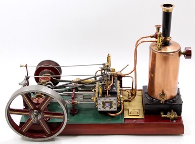 Lot 147 - A very well-engineered stationary steam plant...