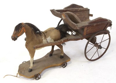 Lot 1738 - A German? victorian period horse and cart,...