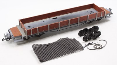 Lot 177 - Bogie wagon for G scale, base is embossed...