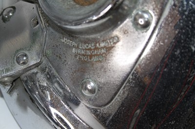 Lot 3036 - A pair of Joseph Lucas Ltd P100L chrome...