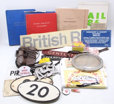 Lot 153 - 2 boxes of mixed Railway related paperwork,...