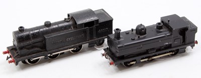 Lot 591 - Two Gaiety tank locos, black. 0-6-2 46917...