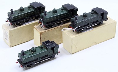 Lot 592 - Four Gaiety GW 0-6-0 pannier tanks, green:  2...